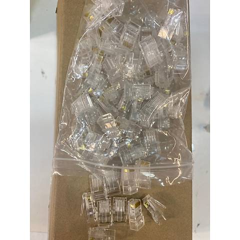 RJ45 100 LÜ SOKET  YENİNESİL DELİKLİ