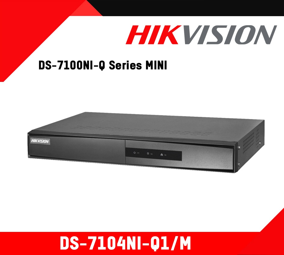 Hikvision Hikvision DS-7104NI-Q1/M 1 Sata H.265+ 4 Kanal NVR IP Kayıt Cihazı 