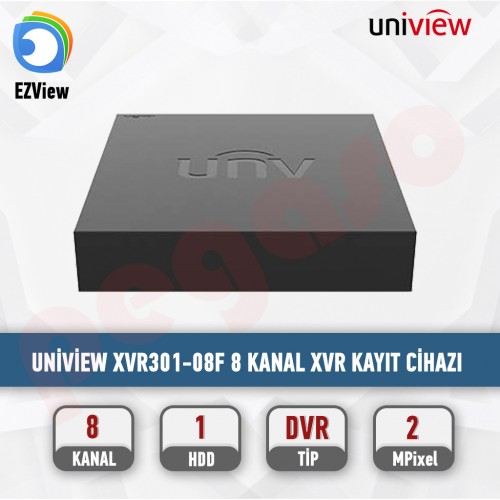 UNV Uniview XVR301-08F 8 Kanal XVR Kayit Cihazi